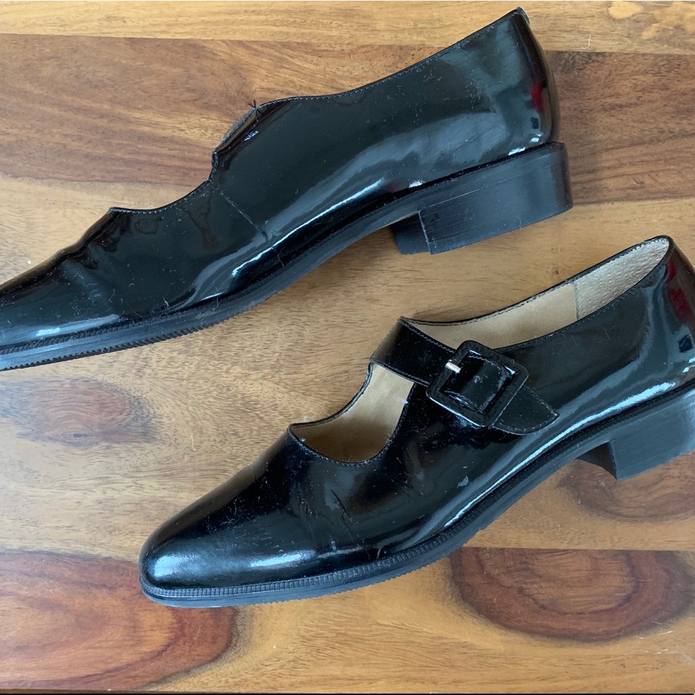 Westbound Black Patent Leather Flats